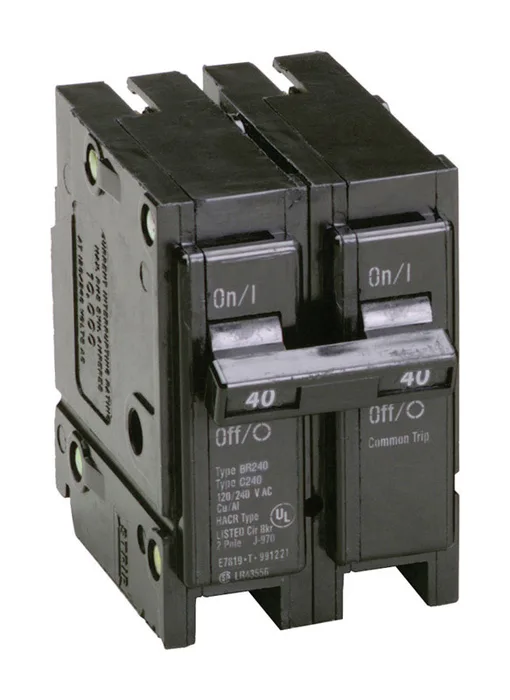 Eaton 40 amps Plug In 2-Pole Circuit Breaker