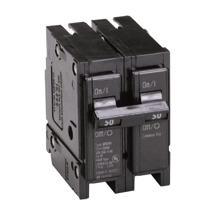 Eaton 50 amps Plug In 2-Pole Circuit Breaker