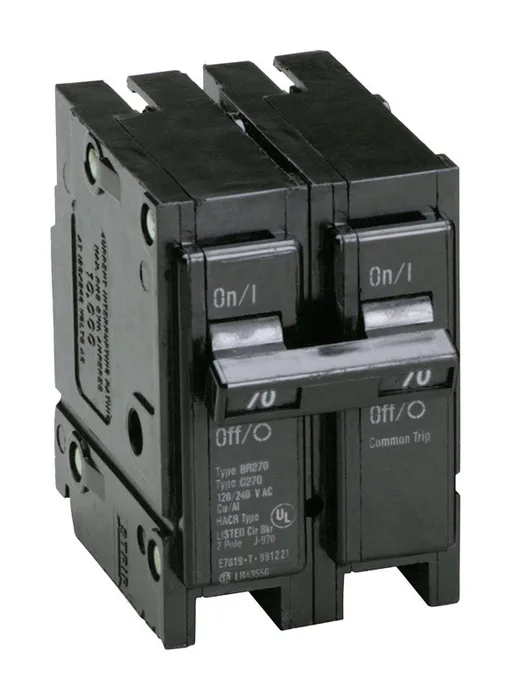Eaton 70 amps Plug In 2-Pole Circuit Breaker