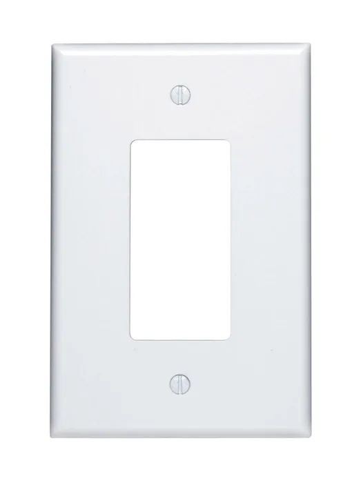Leviton Decora White 1 gang Thermoset Plastic Decorator Wall Plate 1 pk