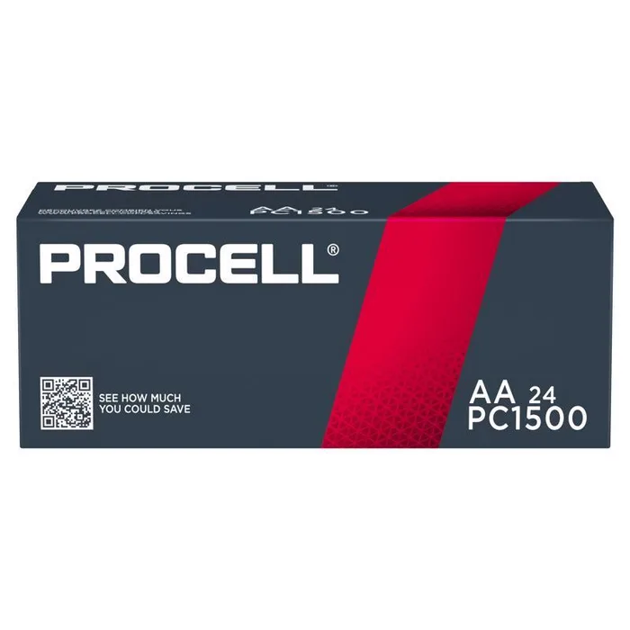 Procell 2.0 AA Alkaline Batteries 24 pk Boxed