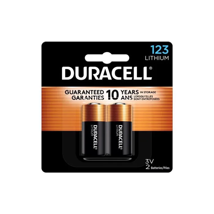 Duracell Lithium 123 3 V 1470 mAh Camera Battery DL123AB2PK 2 pk (Pack of 6)