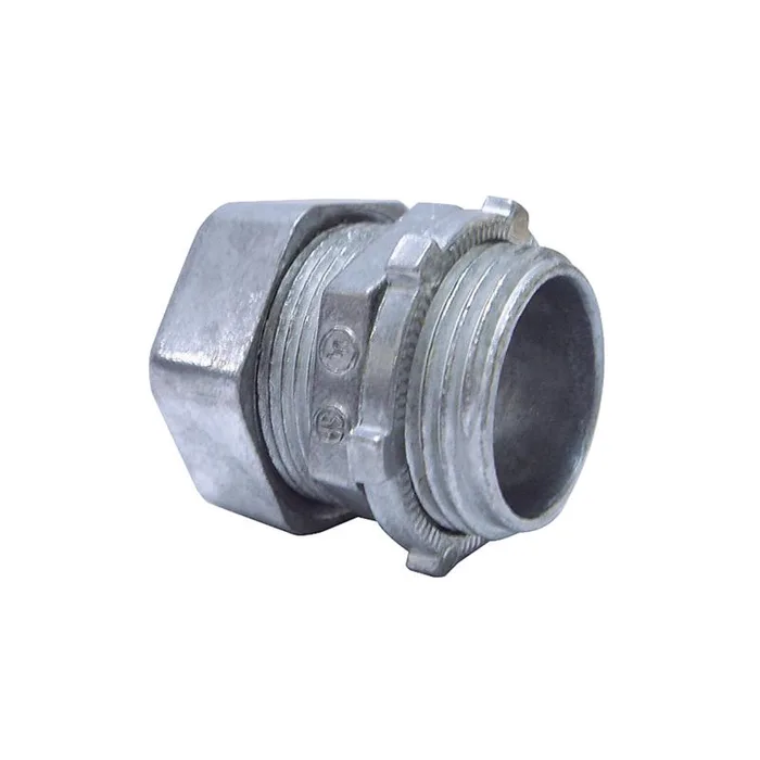 Sigma Engineered Solutions ProConnex 1/2 in. D Die-Cast Zinc Compression Connector For EMT 1 pk (Pack of 50)