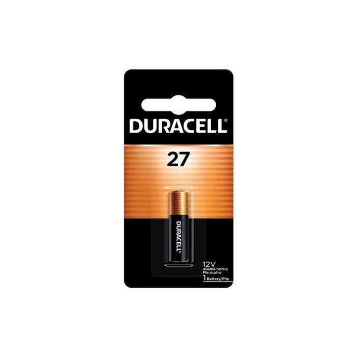 Duracell Alkaline 27 12 V 20 mAh Security Battery 1 pk