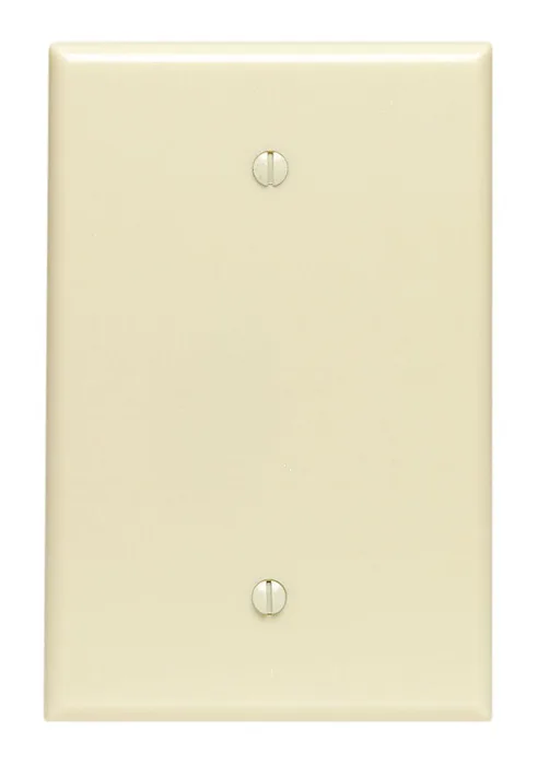 Leviton Ivory 1 gang Thermoset Plastic Blank Wall Plate 1 pk