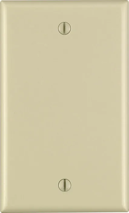 Leviton Ivory 1 gang Thermoset Plastic Blank Wall Plate 1 pk (Pack of 25)