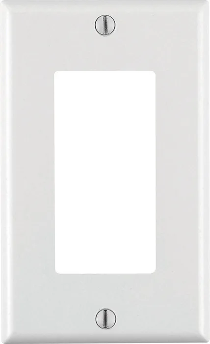 Leviton Decora White 1 gang Thermoset Plastic Decorator Wall Plate 1 pk (Pack of 20)