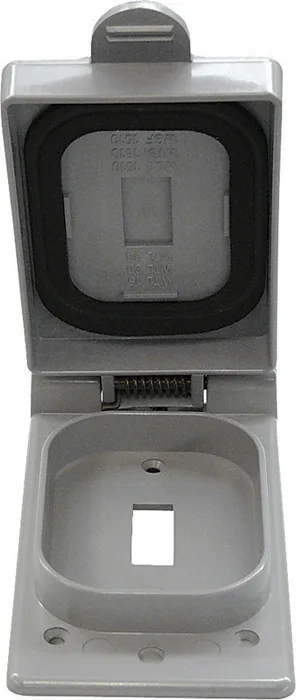 Cantex Rectangle PVC 1 gang 5 in. H X 2-7/8 in. W Toggle Cover