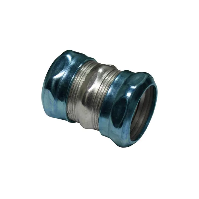 Sigma Engineered Solutions ProConnex 1-1/4 in. D Zinc-Plated Steel Rain-Tight Compression Coupling F