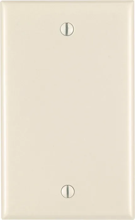 Leviton Almond 1 gang Thermoset Plastic Blank Wall Plate 1 pk (Pack of 25)
