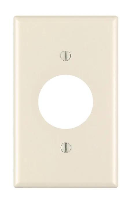 Leviton Almond 1 gang Thermoset Plastic Outlet Wall Plate 1 pk