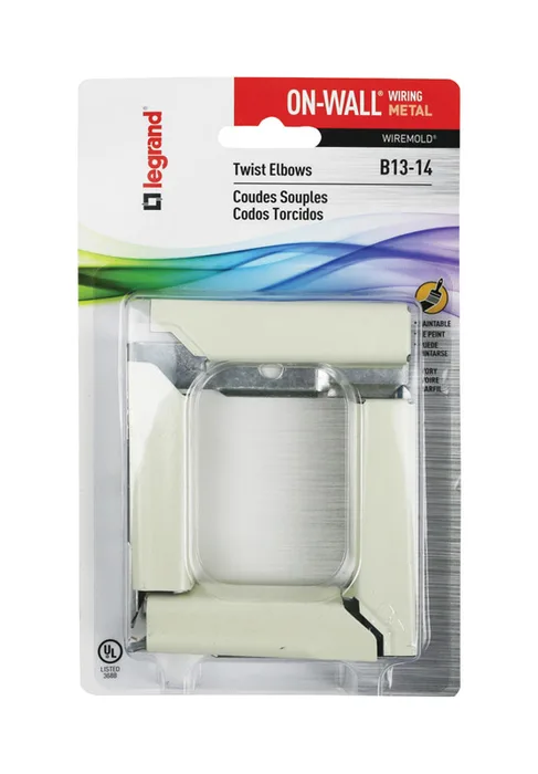 Legrand On-Wall 3.13 in. L Twist Elbow 1 pk (Pack of 5)