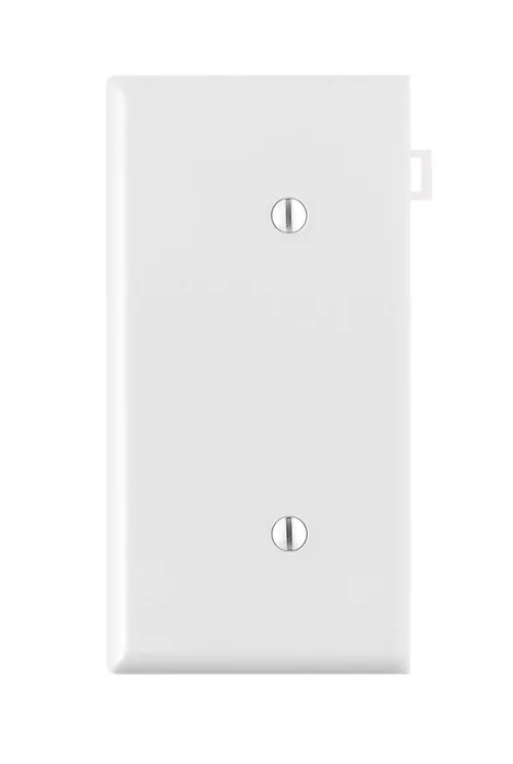 Leviton White 1 gang Thermoplastic Nylon Blank Wall Plate 1 pk
