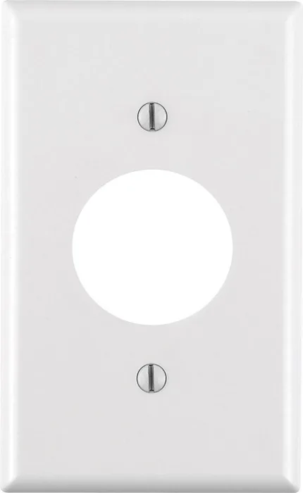 Leviton White 1 gang Thermoset Plastic Outlet Wall Plate 1 pk (Pack of 25)