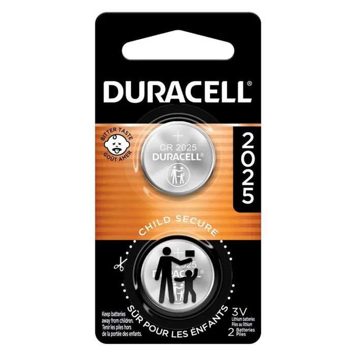 Duracell Lithium Coin 2025 3 V 165 mAh Medical Battery 2 pk (Pack of 6)