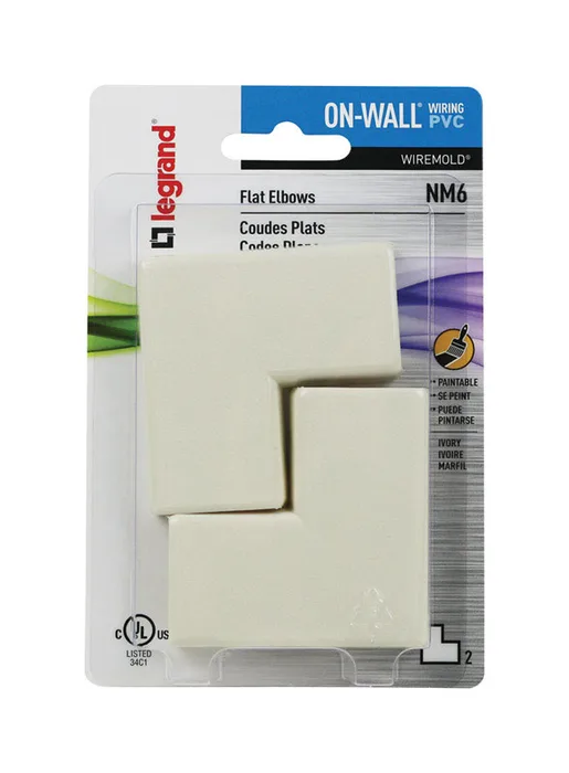 Legrand 1 5/16 in. D Plastic Electrical Elbow For NM 2 pk (Pack of 5)