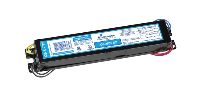 Sylvania Quicktronic 59 W 120 V 2 lights Fluorescent Ballast For T8