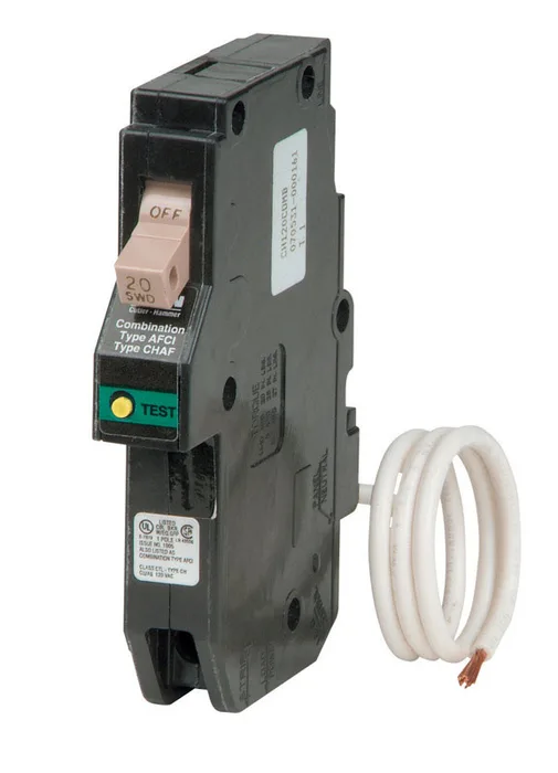 Eaton 20 amps Arc Fault Single Pole Arc Fault Breaker