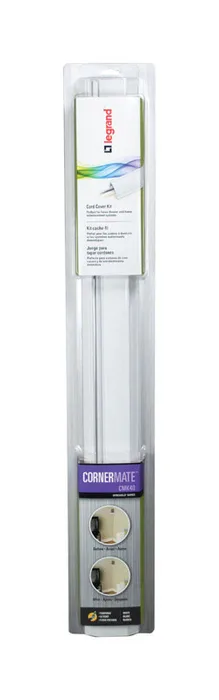 Legrand CordMate 1 1/2 x 5/8 in. D X 120 in. L Cord Cover Kit 1 pk