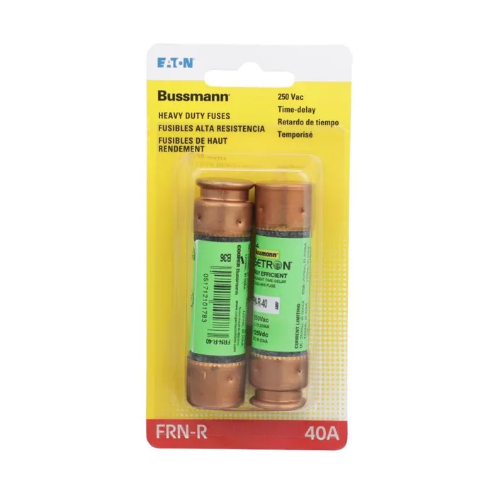 Bussmann 40 amps Dual Element Time Delay Fuse 2 pk