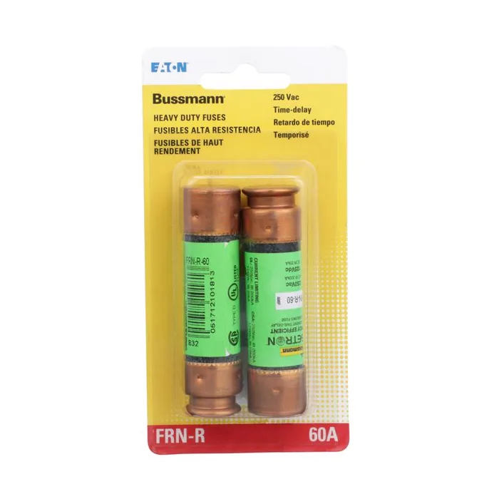 Bussmann 60 amps Dual Element Time Delay Fuse 2 pk