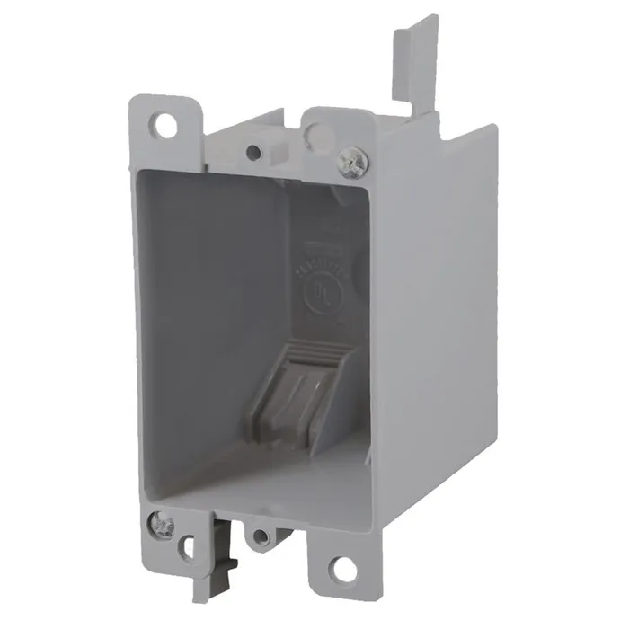 Cantex EZ Box Old Work 14 cu in Rectangle PVC 1 gang Outlet Box Gray (Pack of 50)