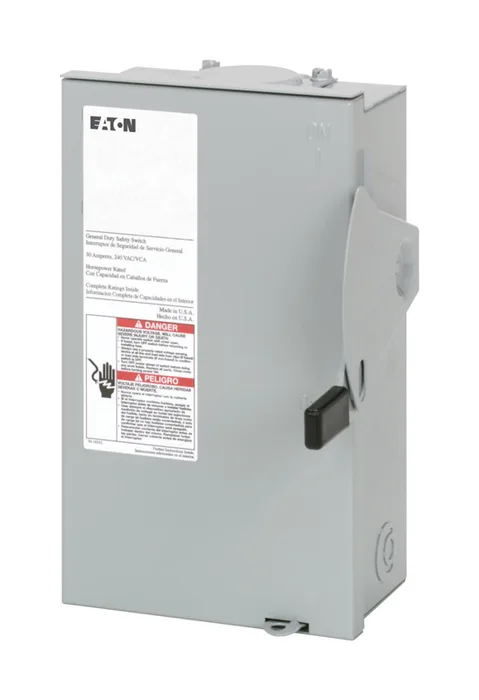 Eaton 30 amps Fusible Fuse Safety Switch