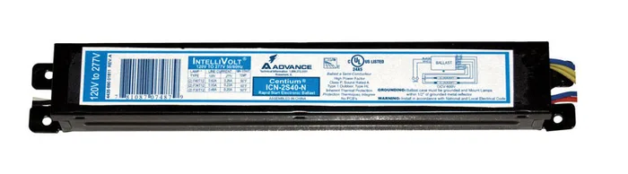 Sylvania Quicktronic 40 W 120 V 2 lights Fluorescent Ballast For T12