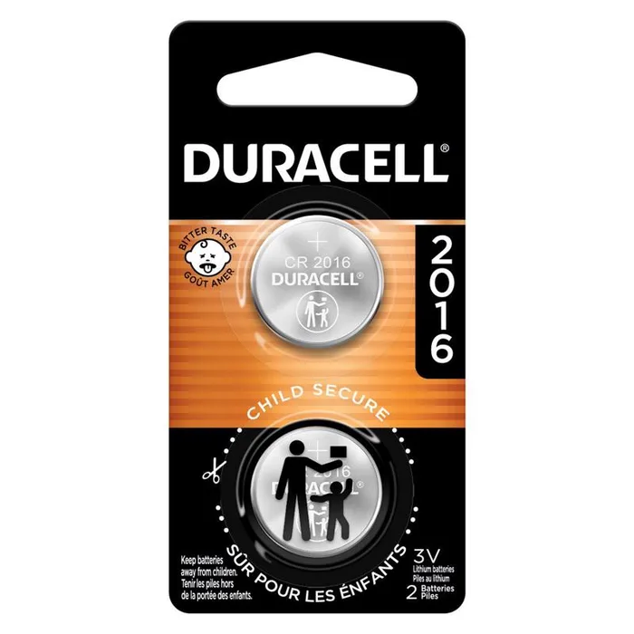 Duracell Lithium Coin 2016 3 V 0.09 mAh Medical Battery 2 pk (Pack of 6)