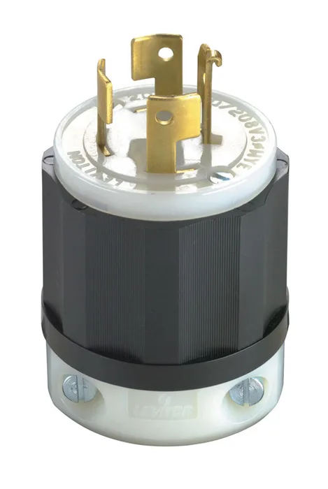 Leviton Industrial Nylon Non-Grounding Plug Non-NEMA 4 Pole 4 Wire
