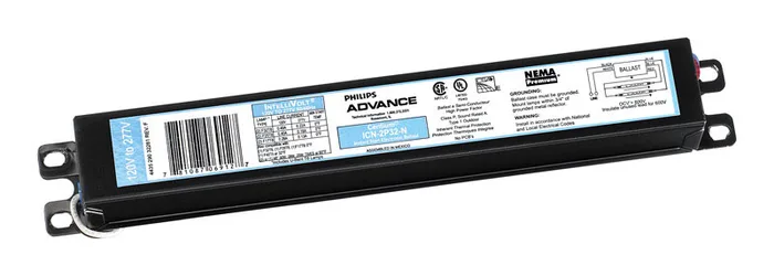 Sylvania Quicktronic 32 W 120 V 3 lights Fluorescent Ballast For T8