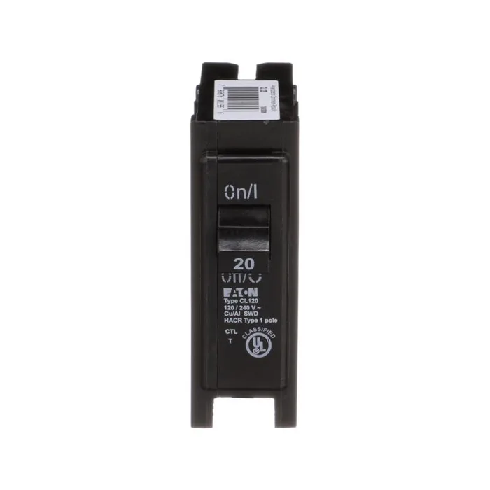 Eaton 20 amps Plug In Single Pole Circuit Breaker