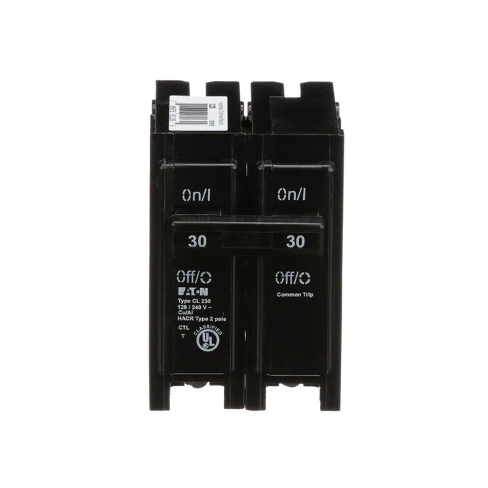 Eaton 30 amps Plug In 2-Pole Circuit Breaker
