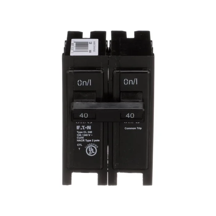 Eaton 40 amps Plug In 2-Pole Circuit Breaker