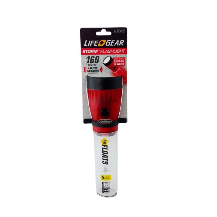 Life+Gear Glow 12 lm Red LED Flashlight AA Battery (Pack of 6)