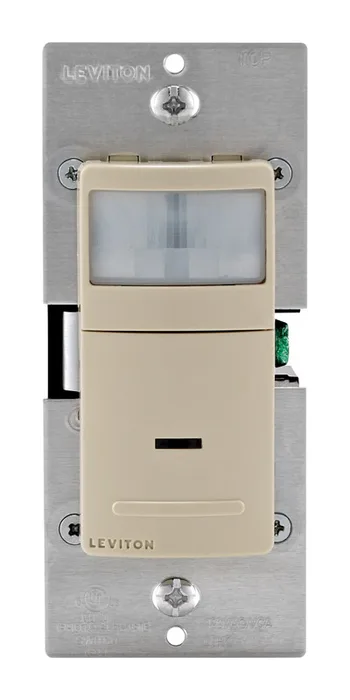 Leviton 2.5 amps Single Pole Motion Sensor Switch Ivory 1 pk