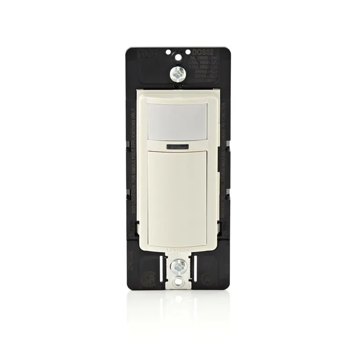 Leviton Decora 2.5 amps Single Pole Motion Sensor Switch Light Almond 1 pk