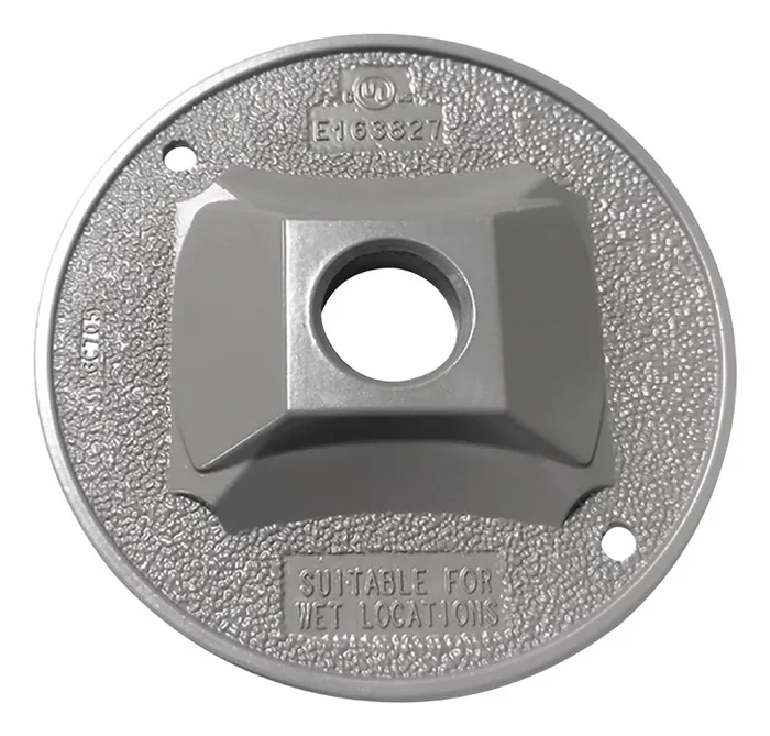 Sigma Engineered Solutions Round Die-Cast Metal 4.13 in. H X 4.13 in. W Lampholder Cover