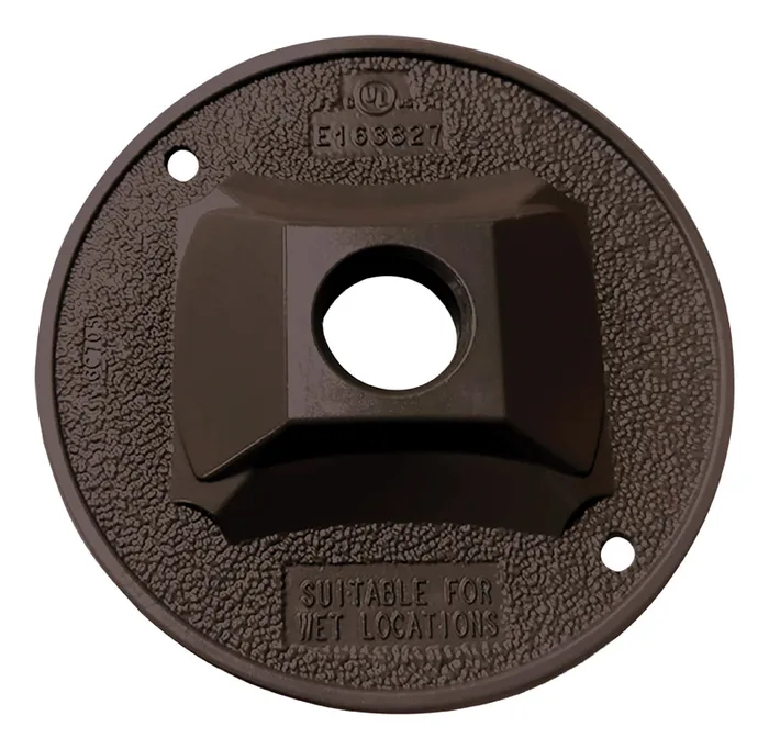 Sigma Engineered Solutions Round Die-Cast Metal 4.13 in. H X 4.13 in. W Lampholder Cover