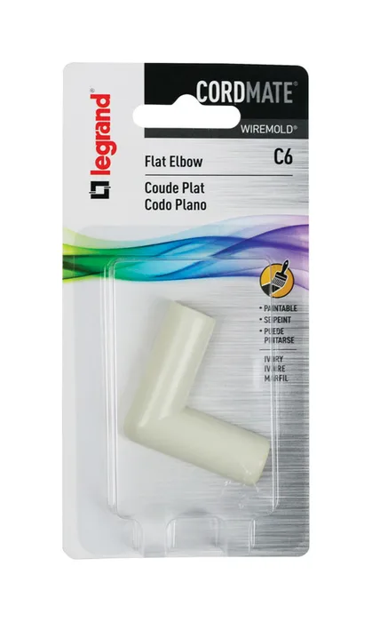 Legrand Cordmate 2 3/4 in. D Plastic Electrical Conduit Elbow For AC, MC and RWFMC Cable 1 pk (Pack of 10)