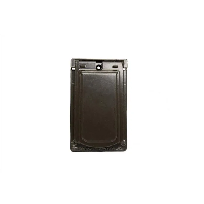Sigma Engineered Solutions Rectangle Die-Cast Metal 1 gang 4.57 in. H X 2.83 in. W Vertical GFCI Cov