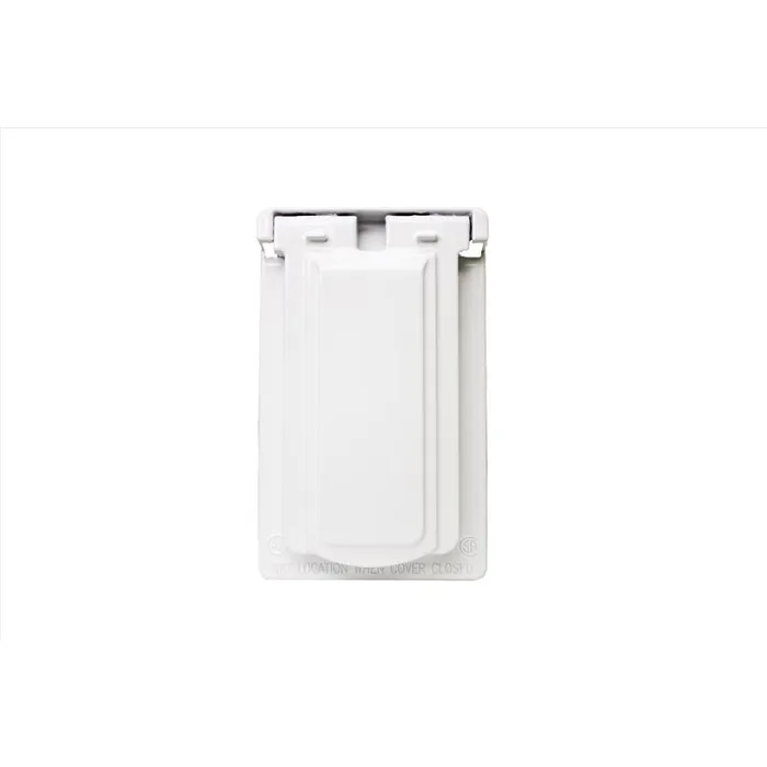 Sigma Engineered Solutions Rectangle Die-Cast Metal 1 gang 4.57 in. H X 2.83 in. W Vertical GFCI Cov