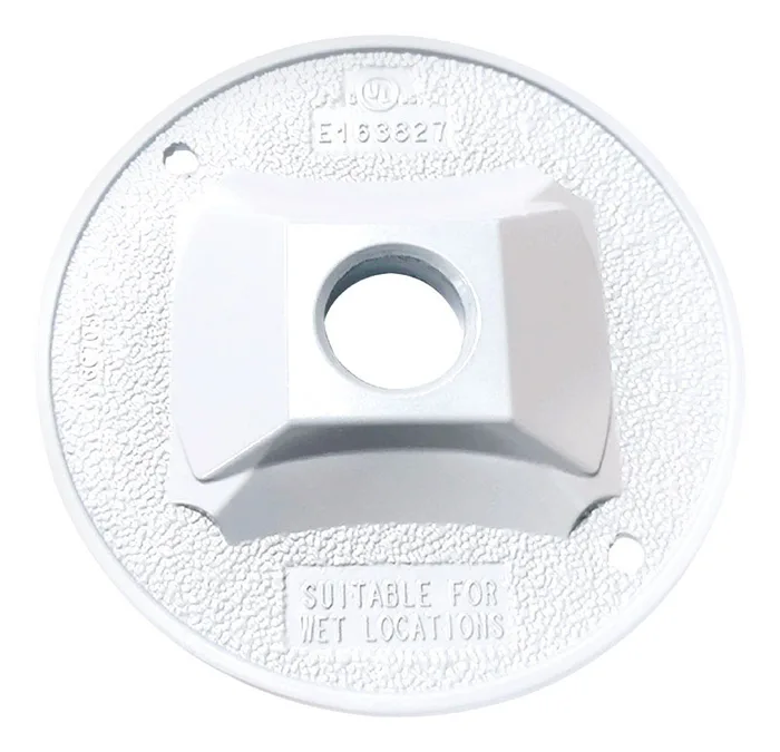 Sigma Engineered Solutions Round Die-Cast Metal 4.13 in. H X 4.13 in. W Lampholder Cover