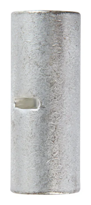 Jandorf 4 Ga. Uninsulated Wire Terminal Butt Splice Silver 2 pk