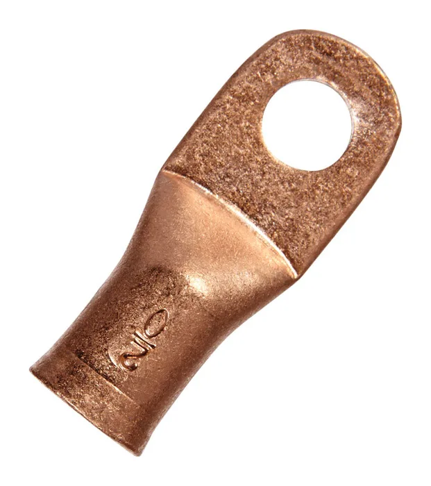 Jandorf 2/0 Ga. Uninsulated Wire Electrical Lug Copper 1 pk