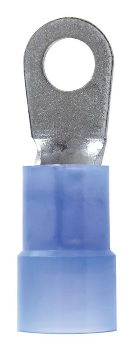 Jandorf 6 Ga. Insulated Wire Ring Terminal Blue 2 pk