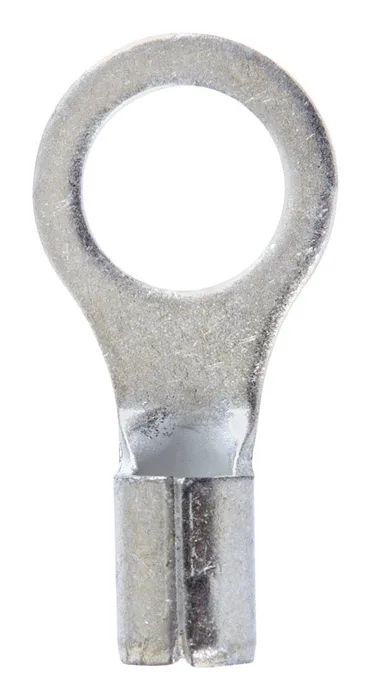 Jandorf 8 Ga. Insulated Wire Ring Terminal Silver 2 pk