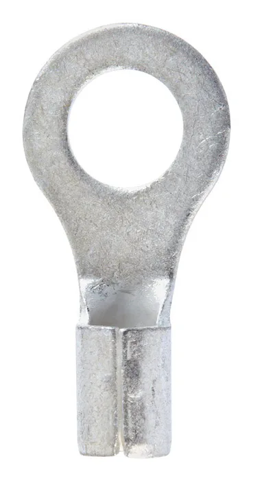Jandorf 8 Ga. Insulated Wire Ring Terminal Silver 2 pk