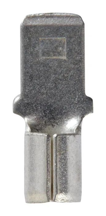 Jandorf 12-10 Ga. Uninsulated Wire Male Disconnect Silver 5 pk