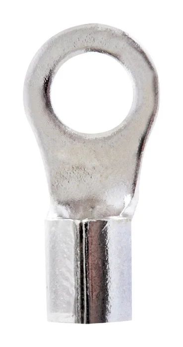 Jandorf 12-10 Ga. Insulated Wire Ring Terminal Silver 5 pk